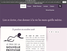Tablet Screenshot of elodietorrente.fr